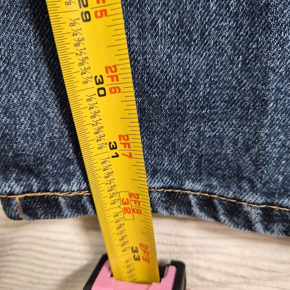 Levi's 505 Men's 32x32 Blue Jeans Regular Fit Straight Leg Medium Wash
